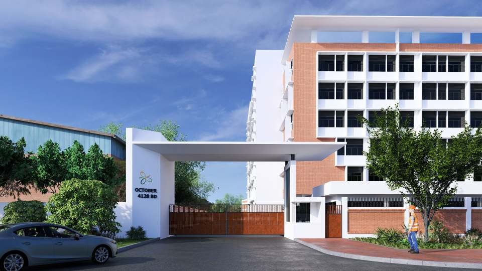 Gate house 01 — architectural visualisation