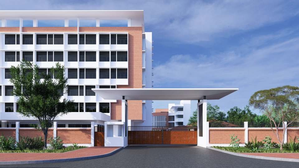 Gate house 02 — architectural visualisation